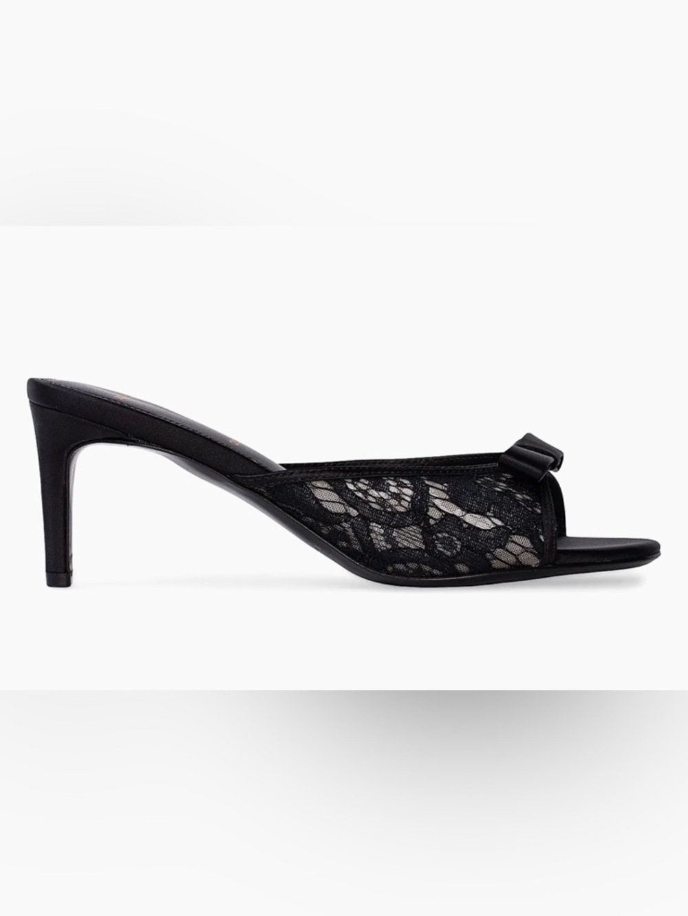 Black suede studio rita65 black lace 38.5 NEW WITH BOX